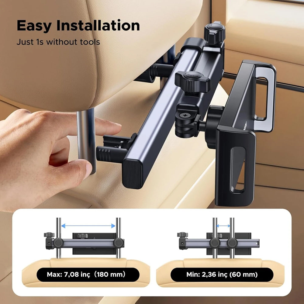 Auto nosač za naslon za glavu UGREEN LP904 (55443), 4.7inch - 9.8inch, Crn