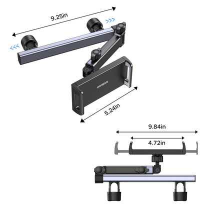 Auto nosač za naslon za glavu UGREEN LP904 (55443), 4.7inch - 9.8inch, Crn