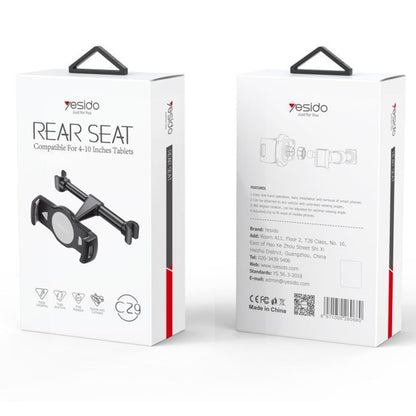 Auto nosač za naslon za glavu Yesido C29, 4inch - 10inch, Crn