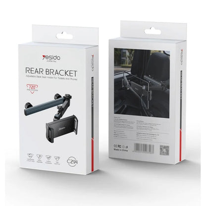 Auto nosač za naslon za glavu Yesido C294, 4.7inch - 13inch, Crni