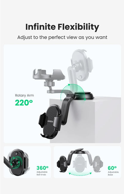 Auto nosač UGREEN LP405, Univerzalan, Crn