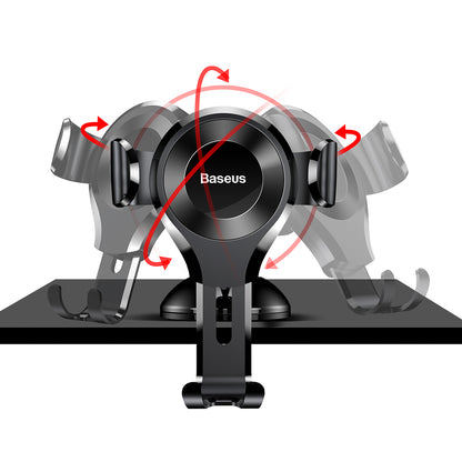 Auto držač Baseus Osculum Gravity, 63mm - 85mm, SUYL-XP01 Crni