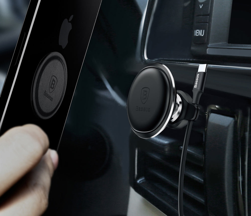 Auto nosač Baseus Magnetic Air Vent, Univerzalan, Crni SUGX-A0