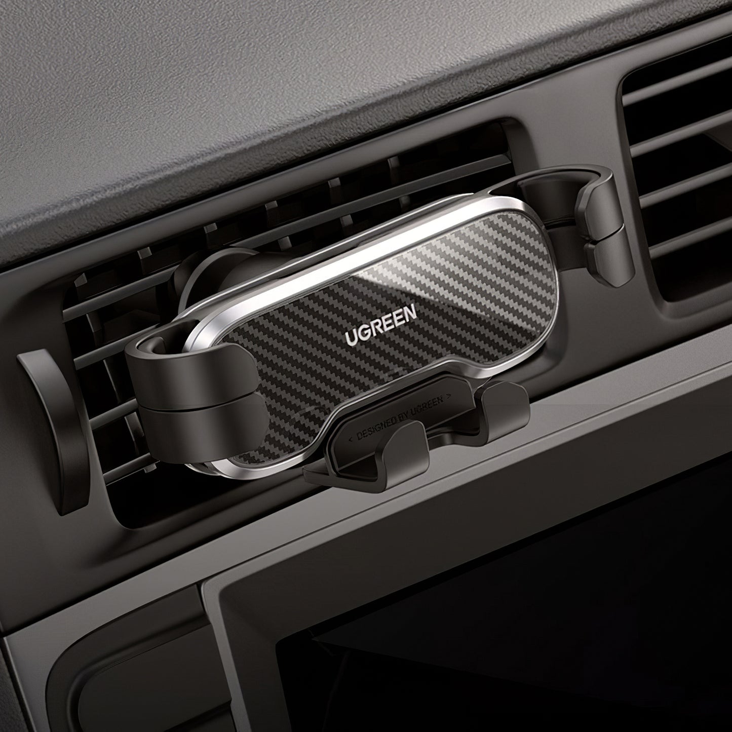 Auto nosač UGREEN Gravity Air Vent, Univerzalan, Crni