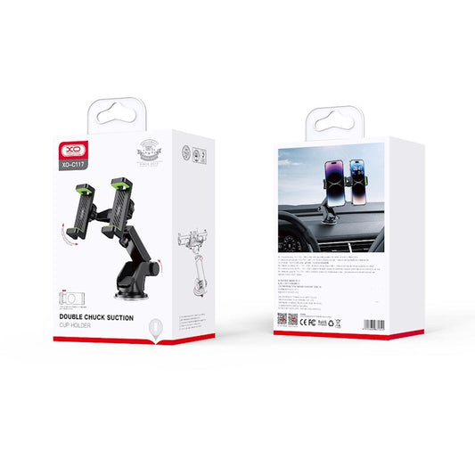 XO Design Car Holder C117, Universal, Black 