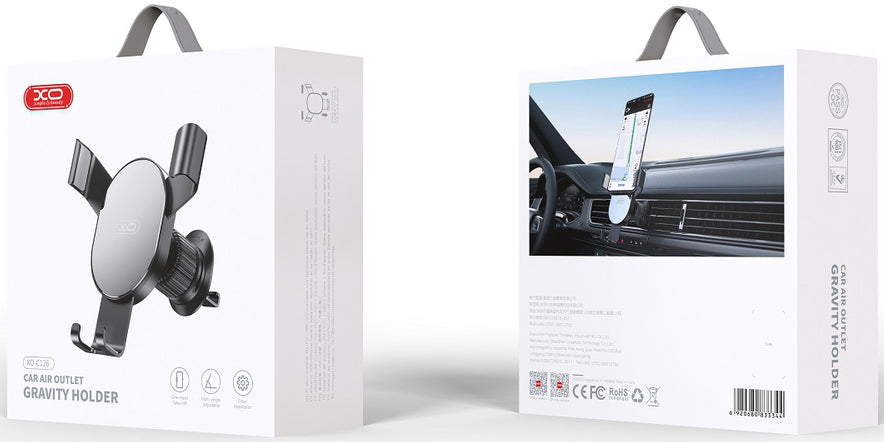 Auto nosač XO Design C126 Vent, Univerzalan, Crn