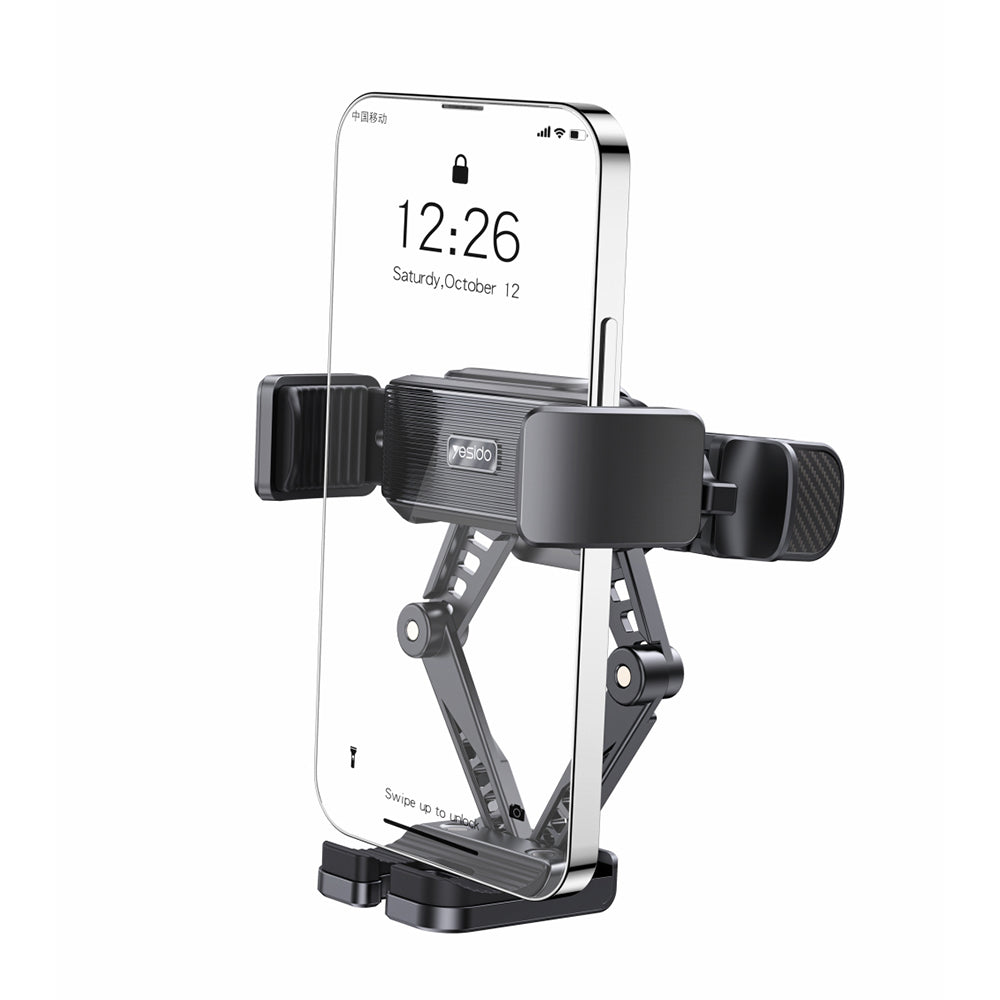 Auto nosač Yesido C166, 4.7inch - 7inch, Crni