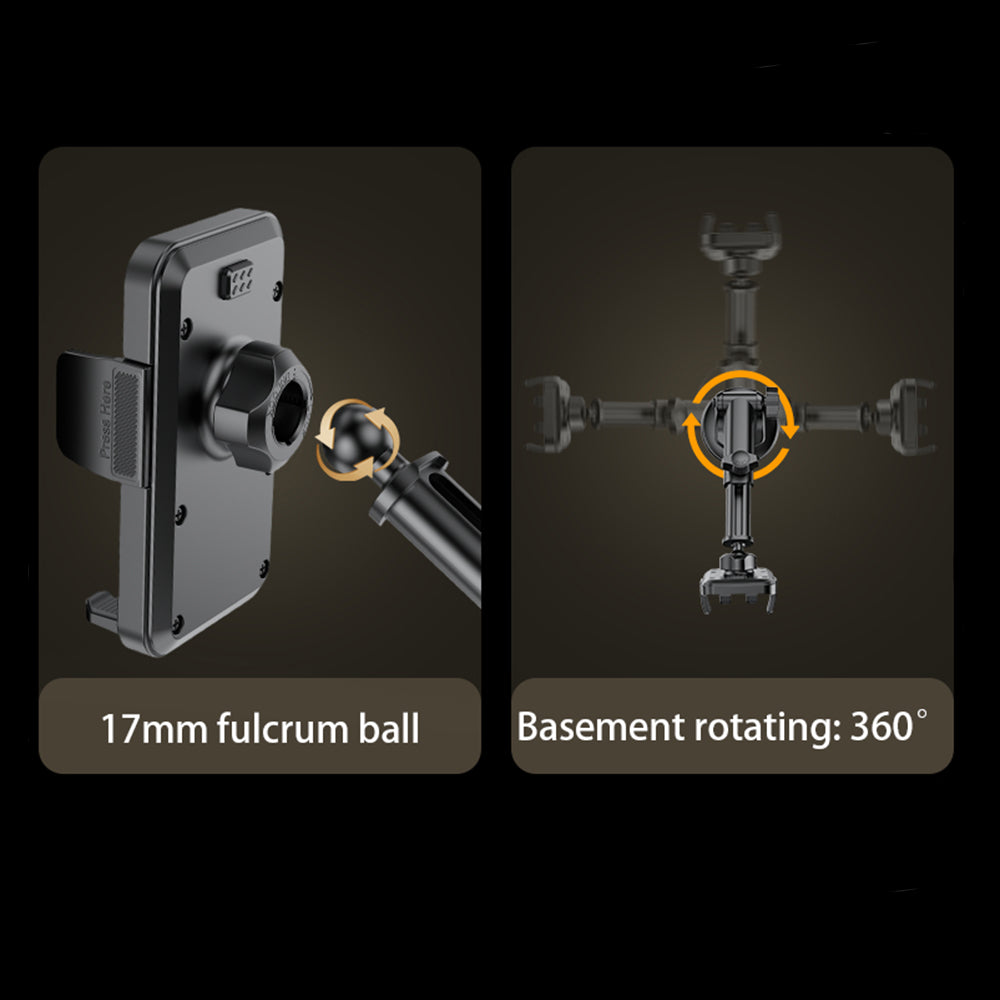 Auto nosač Yesido C173, 4.7inch - 7.2inch, Crni