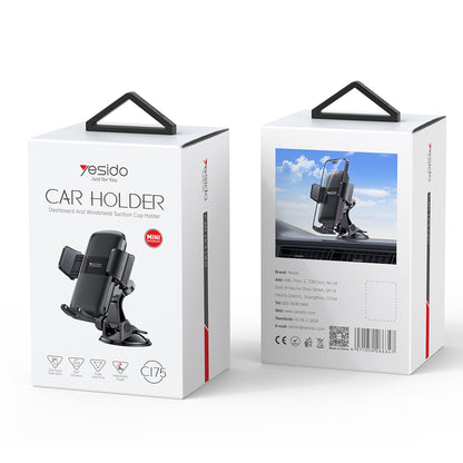 Auto nosač Yesido C175, 4.7inch - 7.2inch, Crni