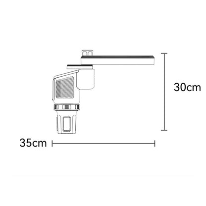 Držač čaša Yesido C180 3u1, Crni