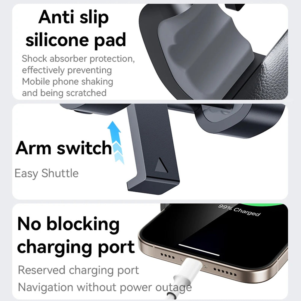 Auto nosač Yesido C240, Univerzalan, Crn