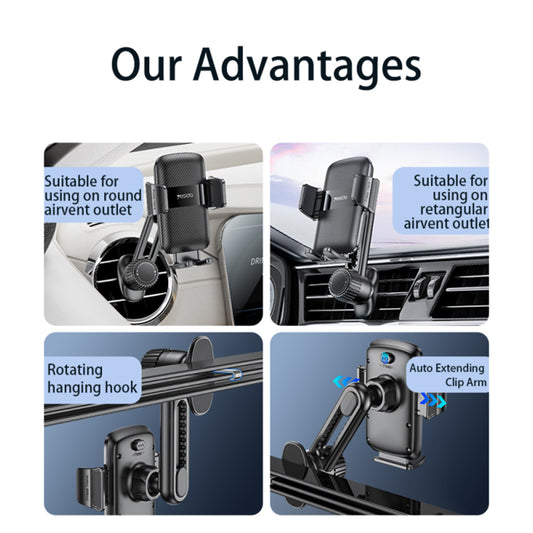 Auto nosač Yesido C242, Univerzalan, Crn