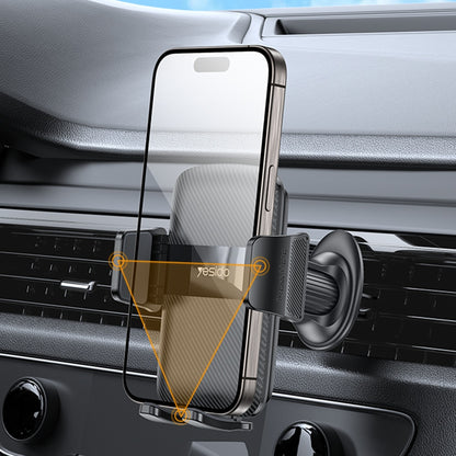 Auto nosač Yesido C251, 4.8inch - 7.2inch, Crni