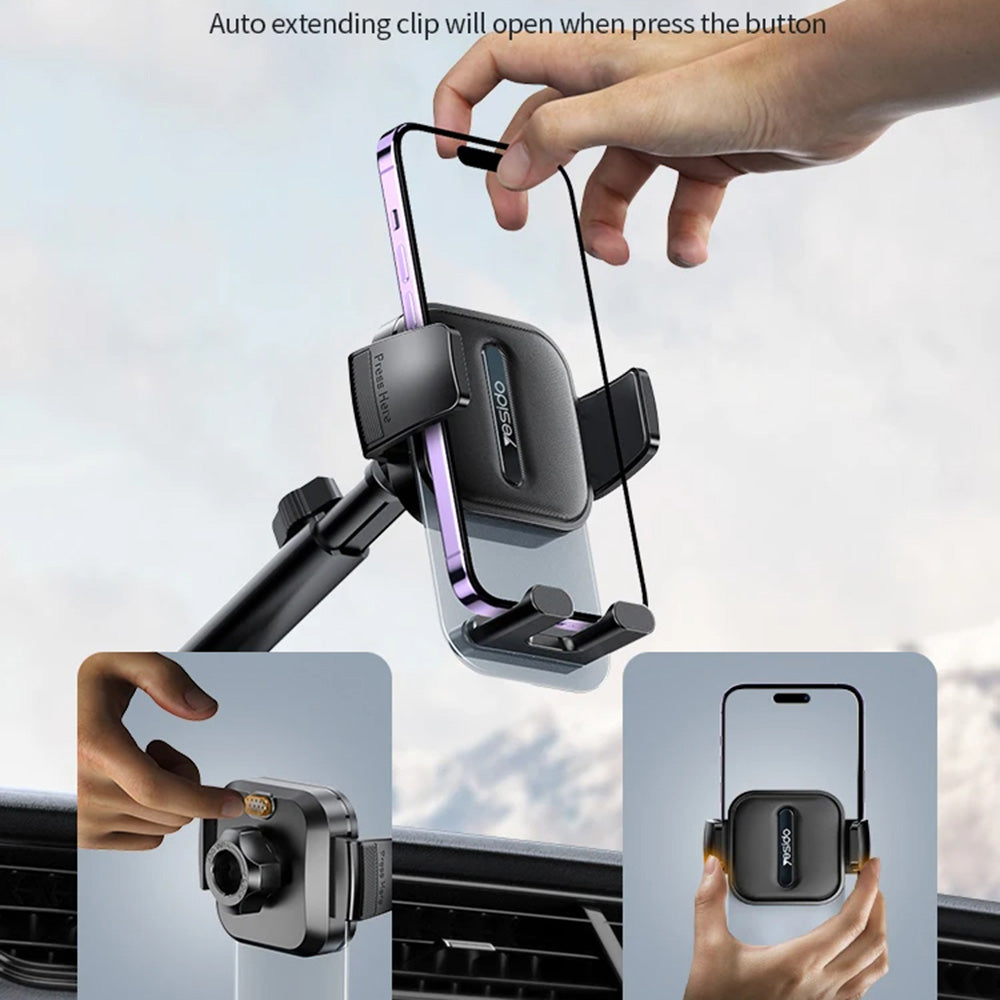 Auto nosač Yesido C261, Univerzalan, Crn