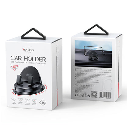 Auto nosač Yesido C268, 4inch - 8inch, Crni