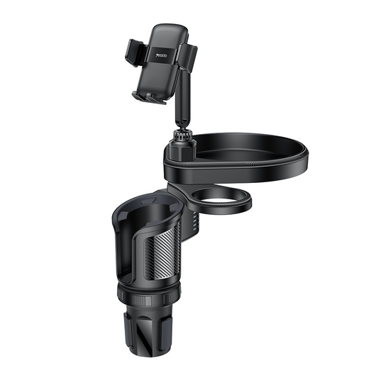 Auto držač Yesido C274, 4.7inch - 7.2inch, Crna, Refabrikovan