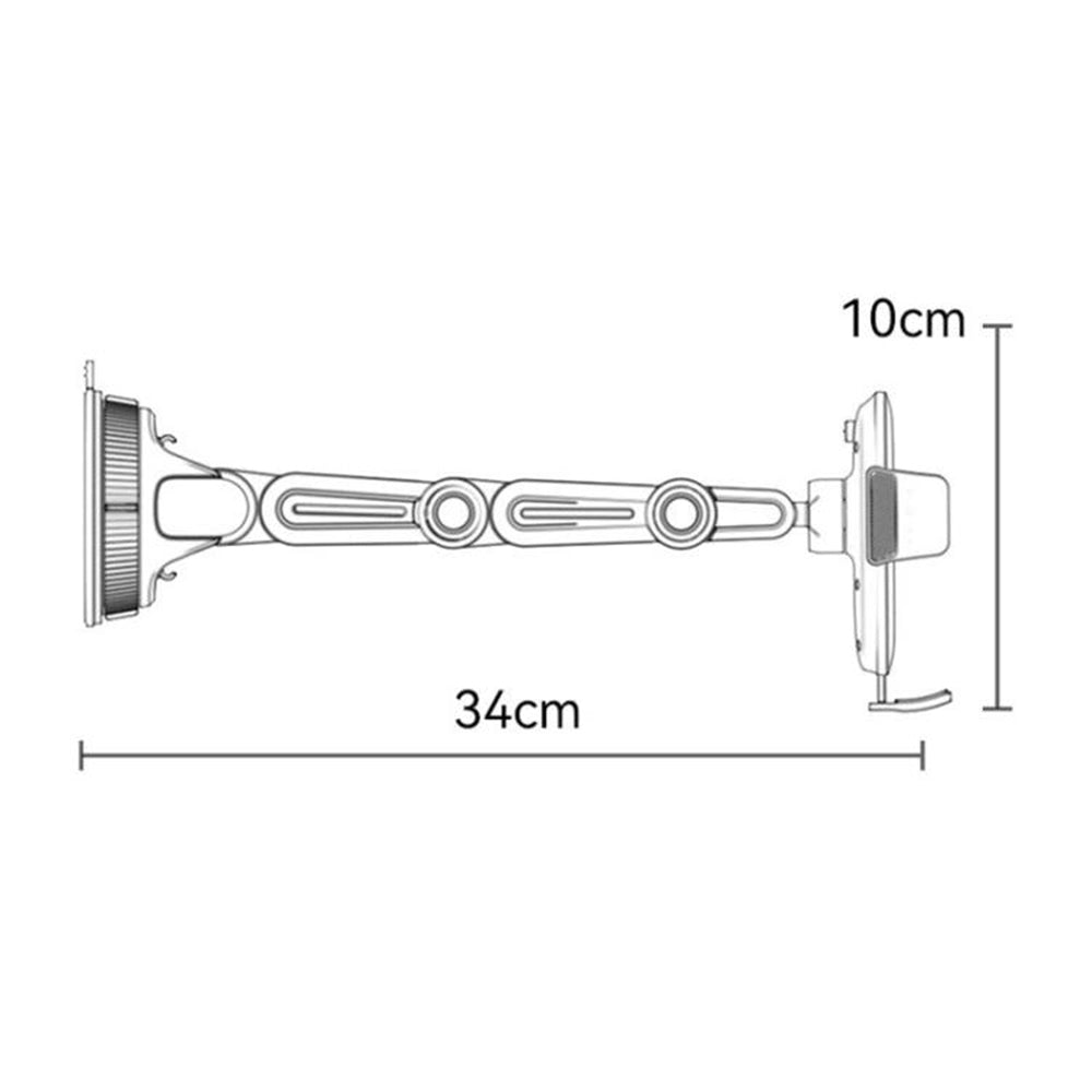 Auto nosač Yesido C275, 4.7inch - 7.2inch, Crna
