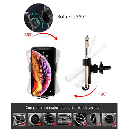 Auto nosač Yesido C87, Univerzalan, Crn