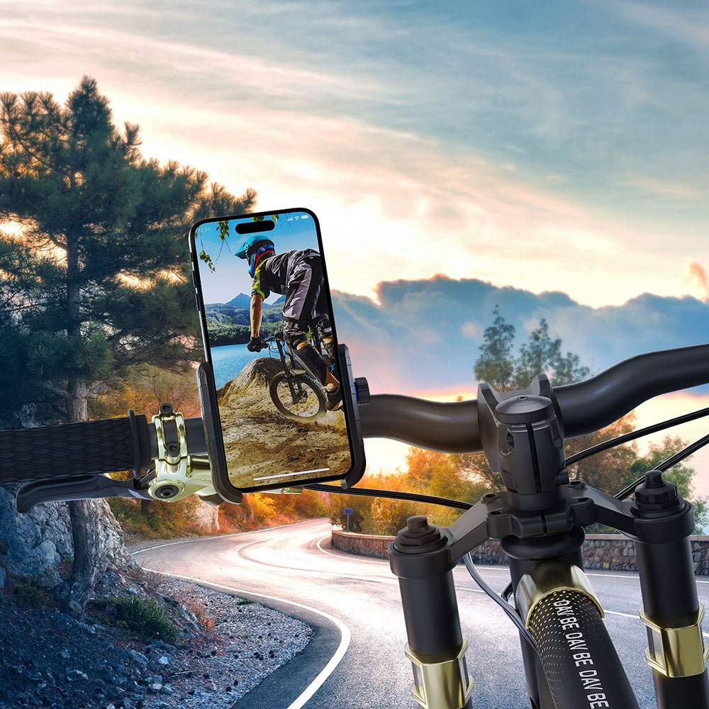 Držač za bicikl 3MK Steel Bike, Univerzalni, Crni