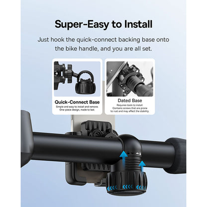 Nosilac za bicikl Baseus GoTrip, 5.7inch - 7.2inch, Crni C40572301111-00