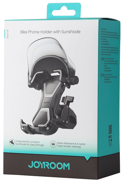 Držač za bicikl motocikl sa suncobranom Joyroom JR-ZS528, 4.7inch - 7inch, Crna