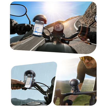 Držač za bicikl motocikl sa suncobranom Joyroom JR-ZS526, 4.7inch - 7inch, Crna