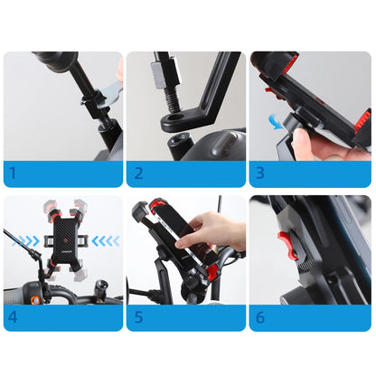 Držač za bicikl Joyroom JR-ZS288-m, 4.7inch - 7inch, Crni