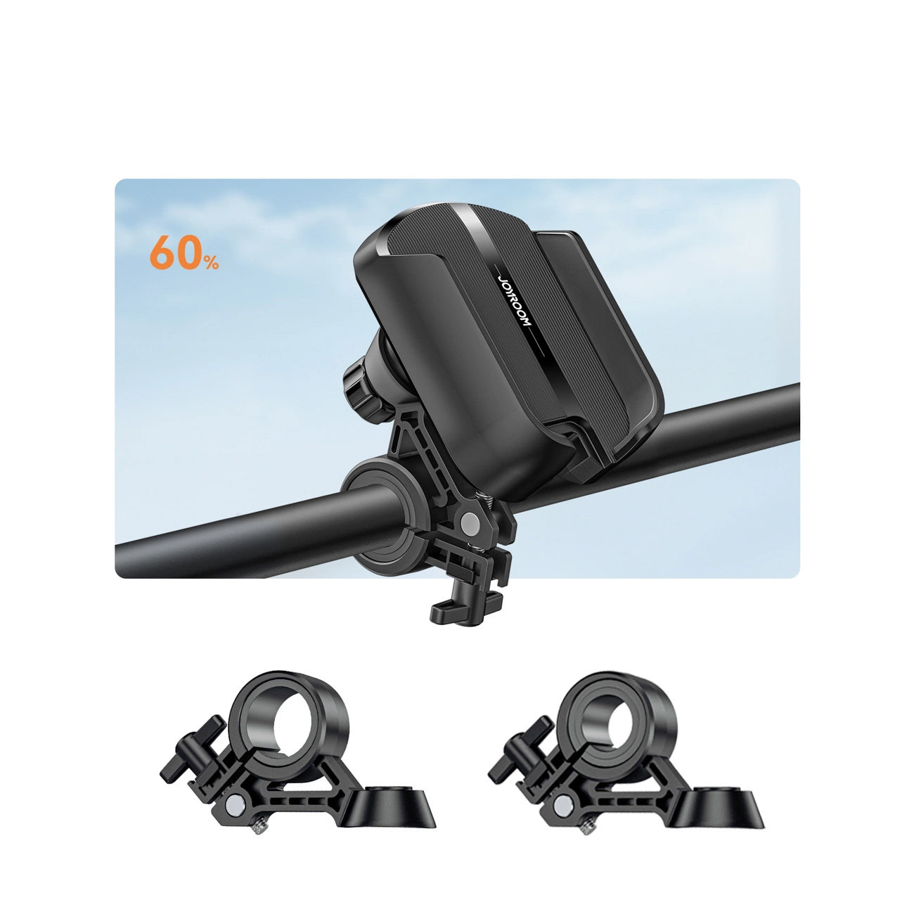 Nosilac za bicikl motocikl Joyroom JR-ZS431, 4.7inch - 7inch, Crni