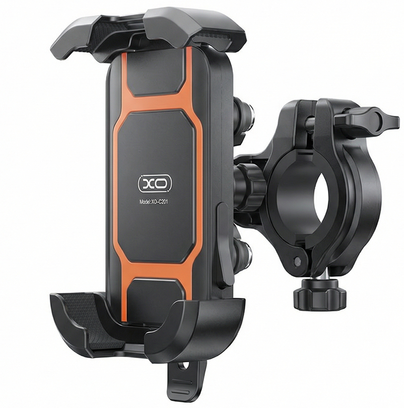Držač za bicikl motocikl XO Design C201, 4.5inch - 7inch, Crno Narandžasto