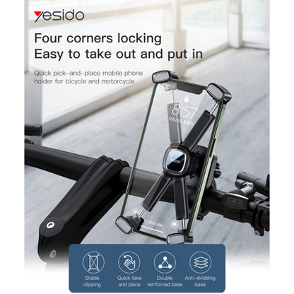 Nosilac za bicikl Yesido C191, 4.5inch - 6.8inch, Crni
