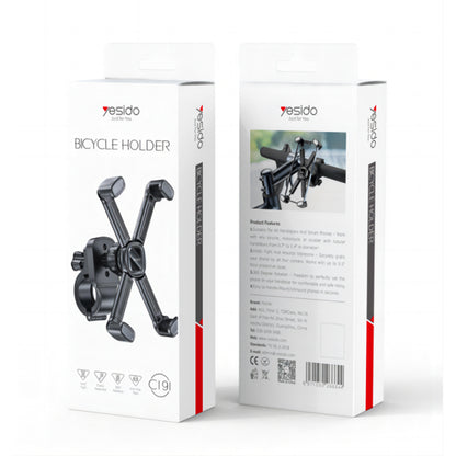 Nosilac za bicikl Yesido C191, 4.5inch - 6.8inch, Crni