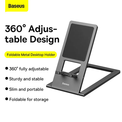 Suport Birou Baseus Foldable, Univerzalan, Crni LUKP000013