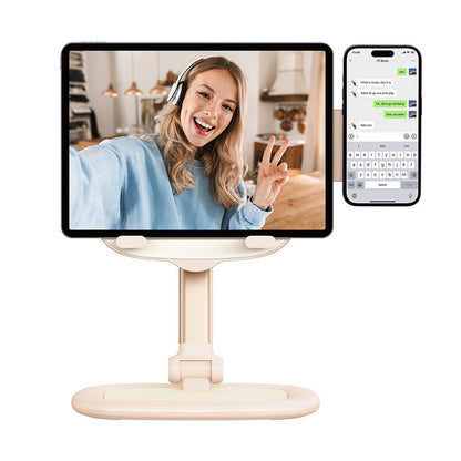 Suport Birou Baseus Seashell Dual, Univerzalan, Roze B10451501411-00