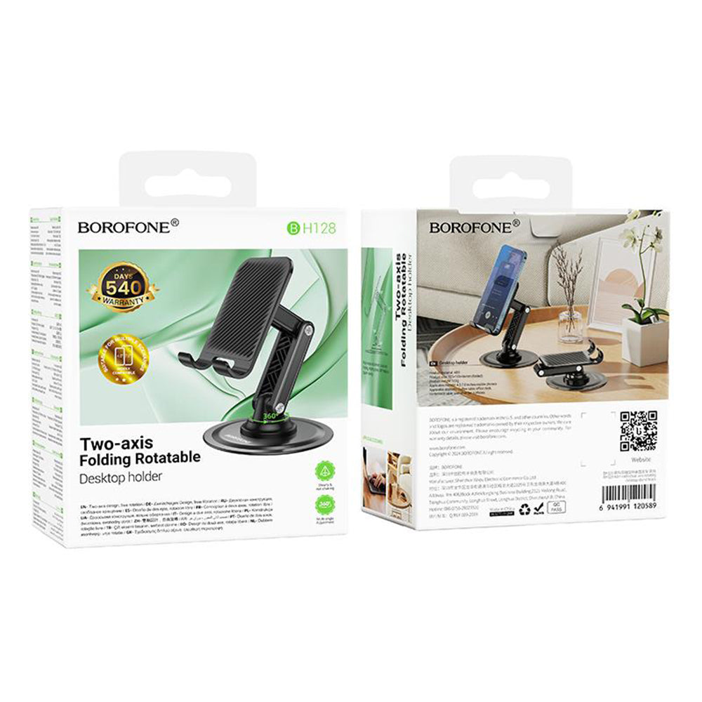 Stalak za sto Borofone BH128 Admirado, 4.5inch - 7inch, Crna