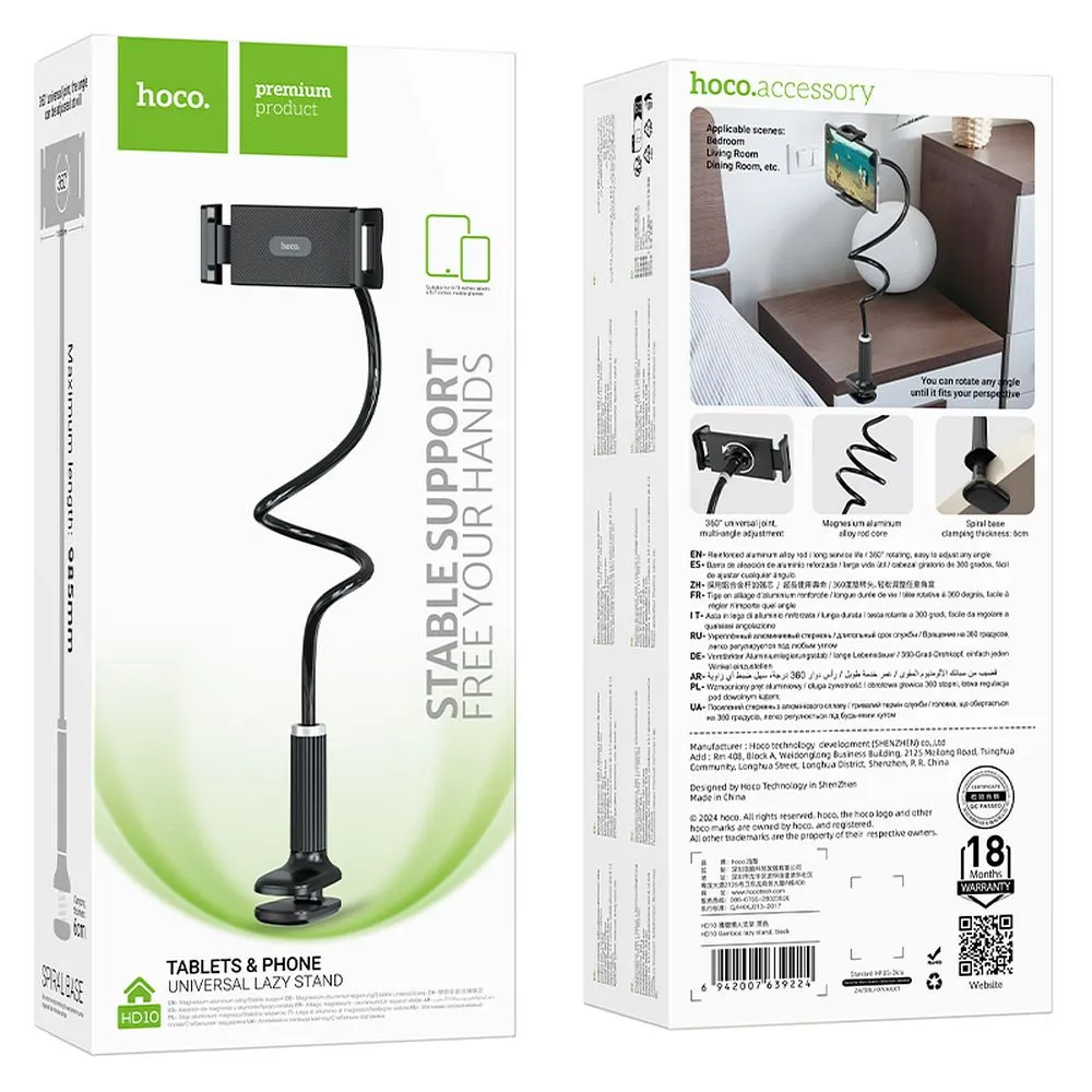 Podloga za radni sto HOCO HD10, Univerzalna, Crna