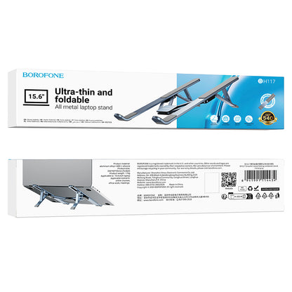 Podloga Borofone BH117 Graceful za laptop do 15.6 inča, Siva
