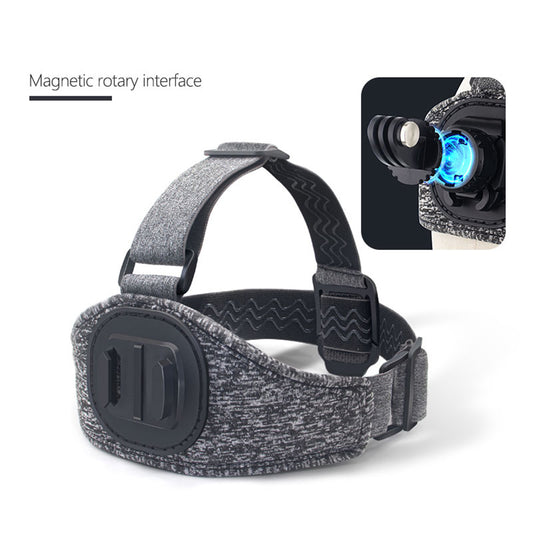 Podrška za glavu sportske kamere Techsuit JX-003 za GoPro seriju, siva