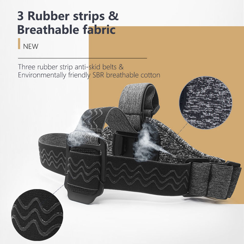 Podrška za glavu sportske kamere Techsuit JX-003 za GoPro seriju, siva