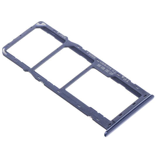 Nosač SIM kartice Samsung Galaxy A10s A107, Dual SIM, Plavi