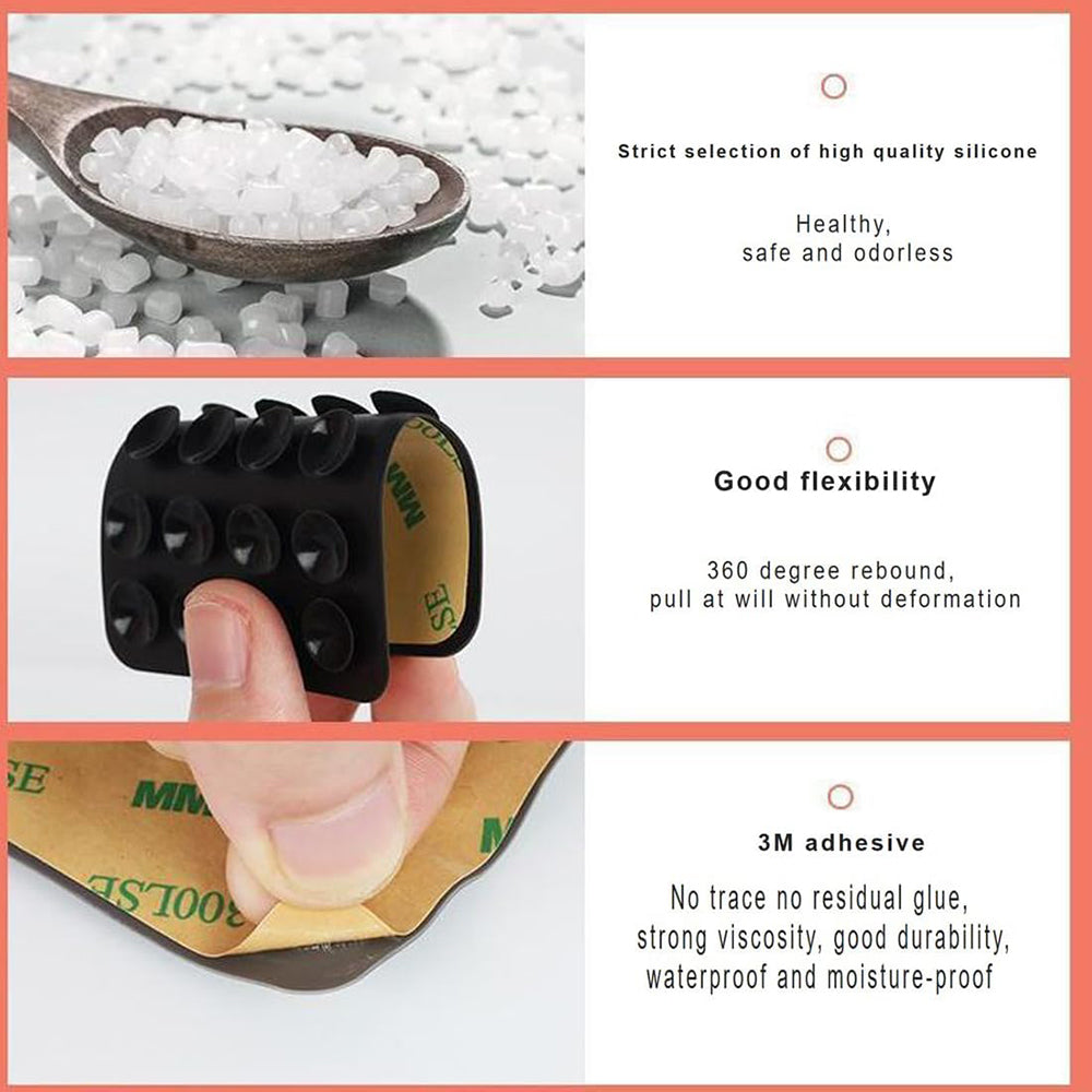 Nosilac sa vakuumom Techsuit SC-PAD2, Crni