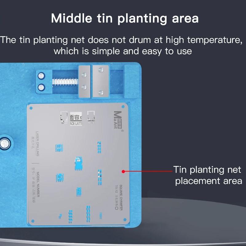 Radna podrška za reballing MaAnt MR-01 za Apple iPhone 11 - 16 serije