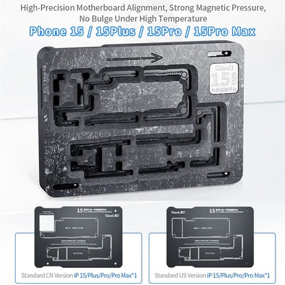 Magnetni radni nosač PCB QIANLI za Apple iPhone 15 seriju