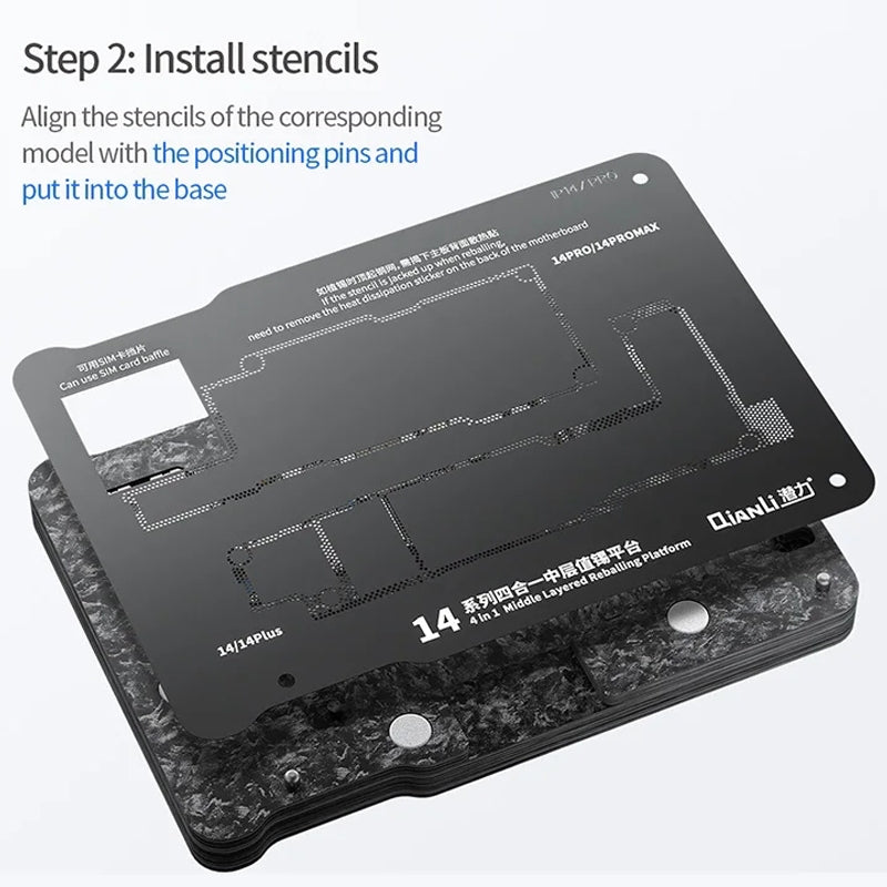 Magnetni radni nosač PCB QIANLI za Apple iPhone 15 seriju