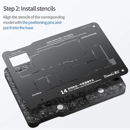 Magnetni radni nosač PCB QIANLI za Apple iPhone 15 seriju