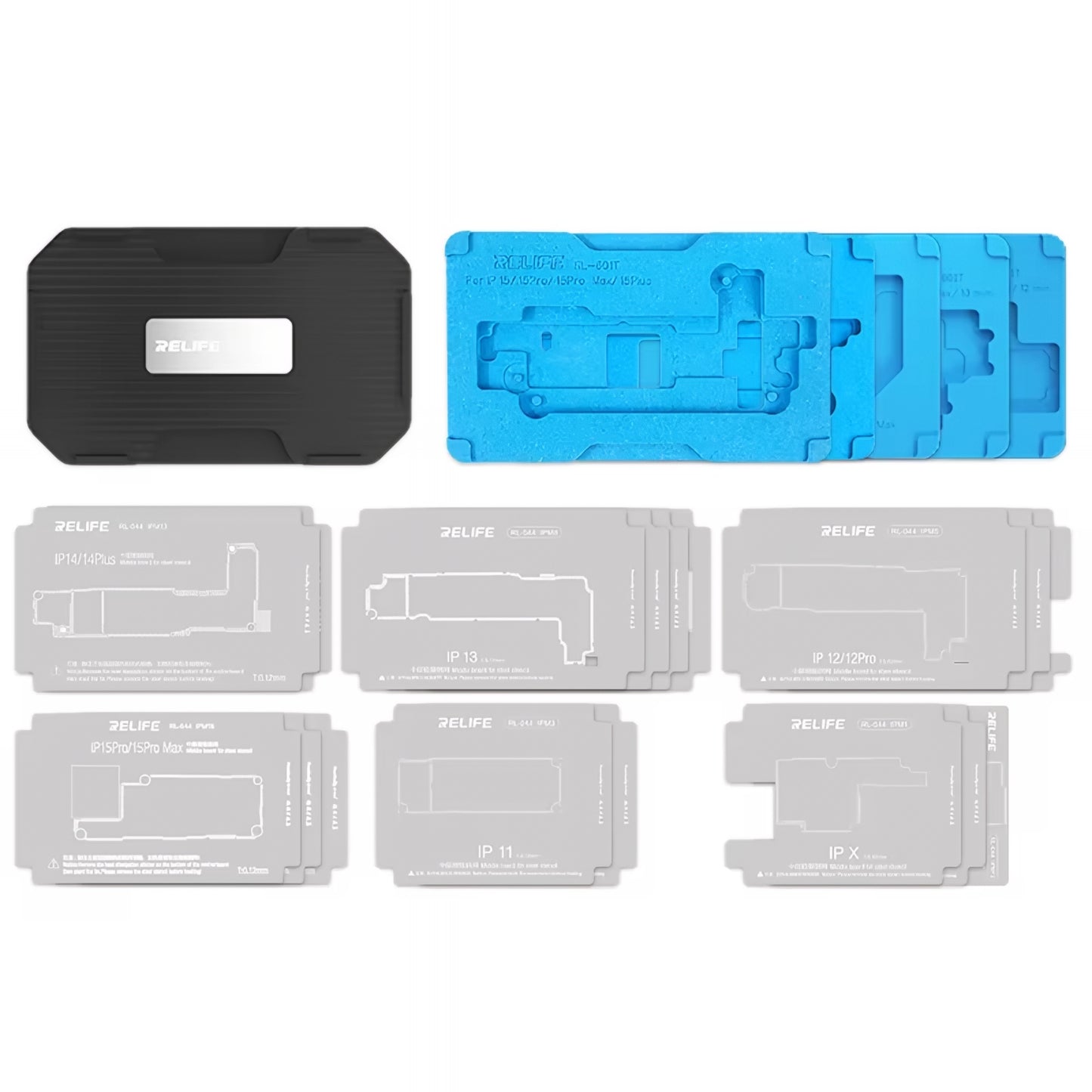 Podloga za rad Reballing Relife RL-601T za Apple iPhone X - 15 serija