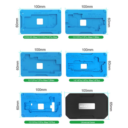 Podloga za rad Reballing Relife RL-601T za Apple iPhone X - 15 serija