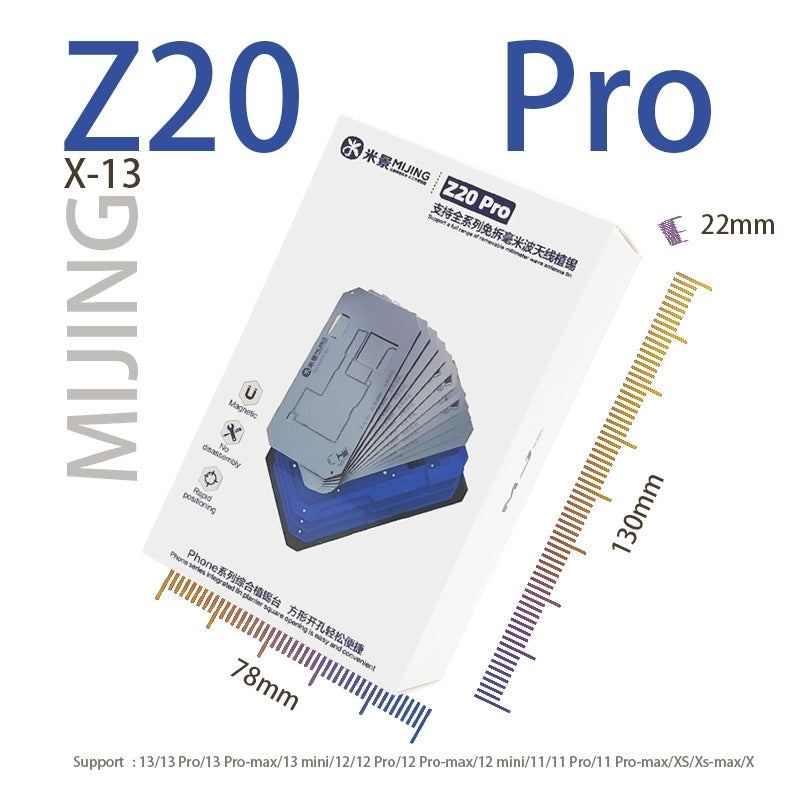 Radna podrška za reballing Mijing Z20 Pro za Apple iPhone X - 13 Pro Max seriju