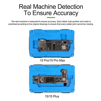 Podloga za rad Reballing Relife RL-601T za Apple iPhone X - 15 serija