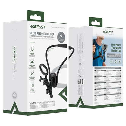 Magnetni nosač za vrat Acefast E32, Univerzalan, Crn