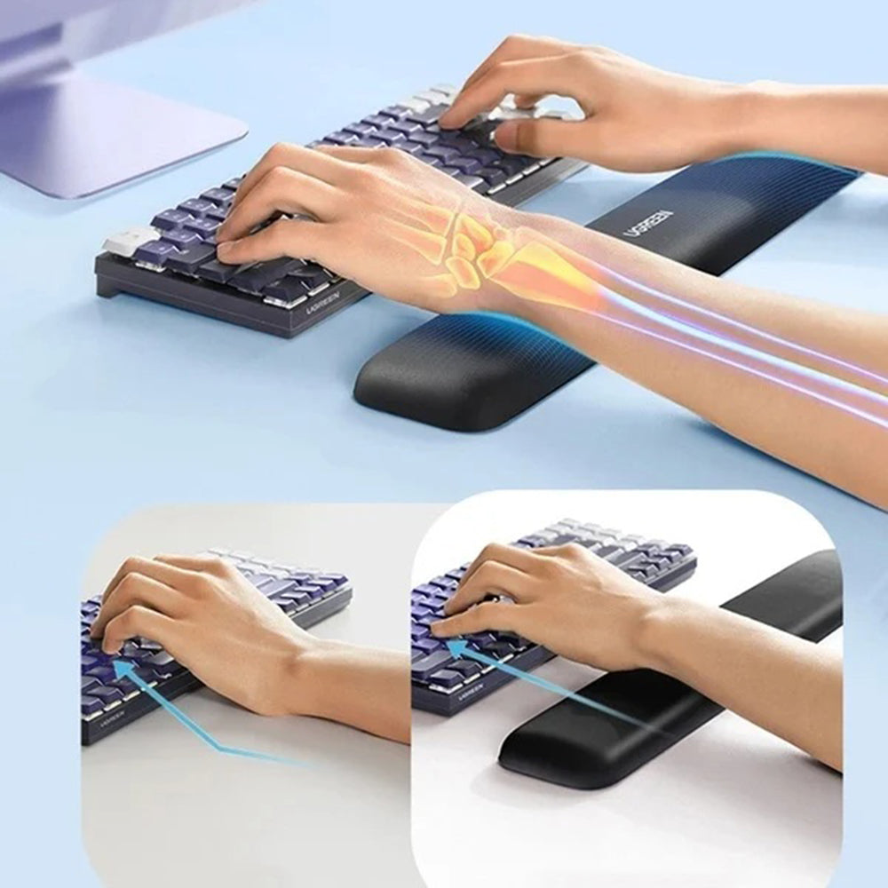 Podrška za zglob ruke za tastaturu UGREEN LP669 (25248), 435mm x 70mm, Crna